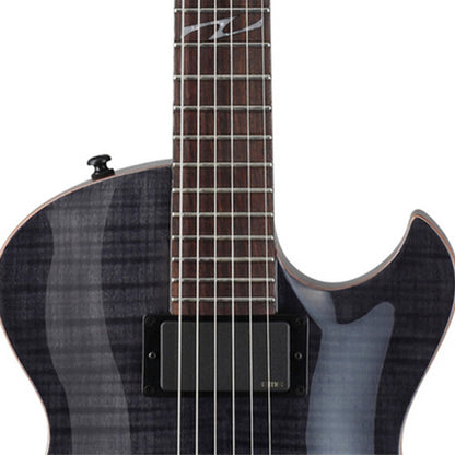 [Discontinued] Cort Z-Custom 2 Single Cutaway Cutaway Set In Mahogany HH Pickup Trans Black Electric Guitar