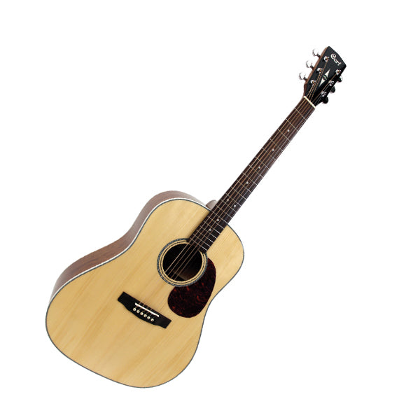 Cort Earth300SSF Dreadnought solid Adirondack spruce Top Acoustic Guitar with Pickup Natural (Earth 300SSF)