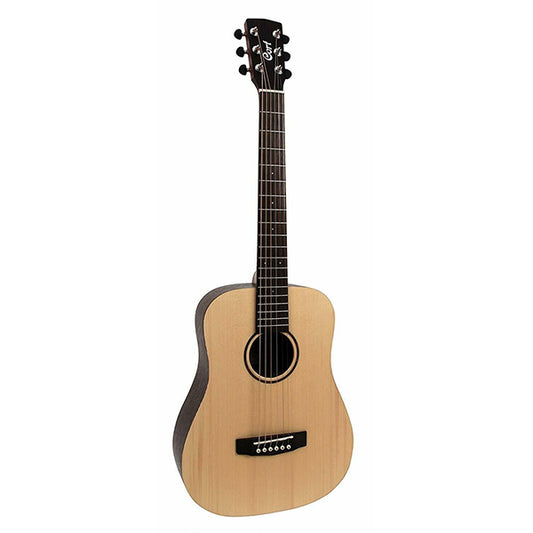 Cort Earth Mini F Adirondack Dreadnought 3/4 Solid Adirondack Spruce Top Acoustic Guitar with Pickup (EarthMiniFAdirondack)