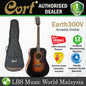 Cort Earth300V Dreadnought Solid Adirondack Spruce Top Acoustic Guitar (Earth 300V)