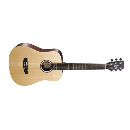 Cort Earth Mini F Adirondack Dreadnought 3/4 Solid Adirondack Spruce Top Acoustic Guitar with Pickup (EarthMiniFAdirondack)