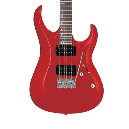 [Discontinued] Cort X-4 Double Cutaway Bolt On Basswood Tremolo HHS  Pickup Red Metallic Electric Guitar (X4 X 4)