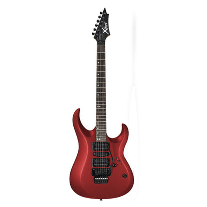 [Discontinued] Cort X-6 Basswood Bolt On HSH Pickup Electric Guitar Red Metallic Satin (X6 X 6)