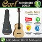 Cort Earth Mini 3/4 Dreadnought Solid Sitka Spruce Top Acoustic Guitar with Bag (EarthMini)