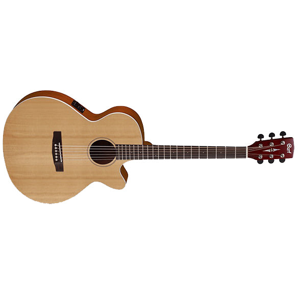 Cort SFX1F Slim Body Depth Solid Spruce Top Acoustic Guitar With Pickup Satin (SFX 1F)