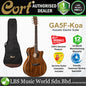 Cort GA5F-Koa Cutaway Grand Auditorium  Solid Sitka Spruce Acoustic Electric Guitar (GA5F)