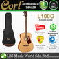 Cort L100C Concert Body Solid Spruce Top with Bag Acoustic Guitar