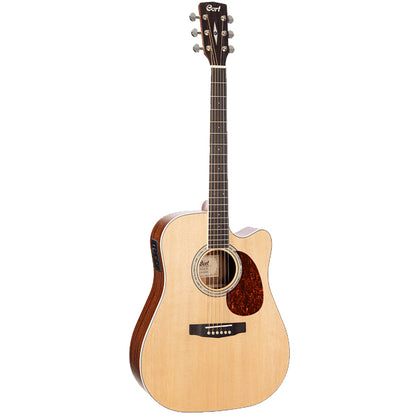 [Discontinued] Cort MR710F Dreadnought Solid Sitka Spruce Top Acoustic Electric Guitar Natural