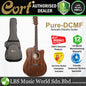 Cort Pure-DCMF Dreadnought Cutaway Solid Mahogany Top Acoustic Electric Guitar