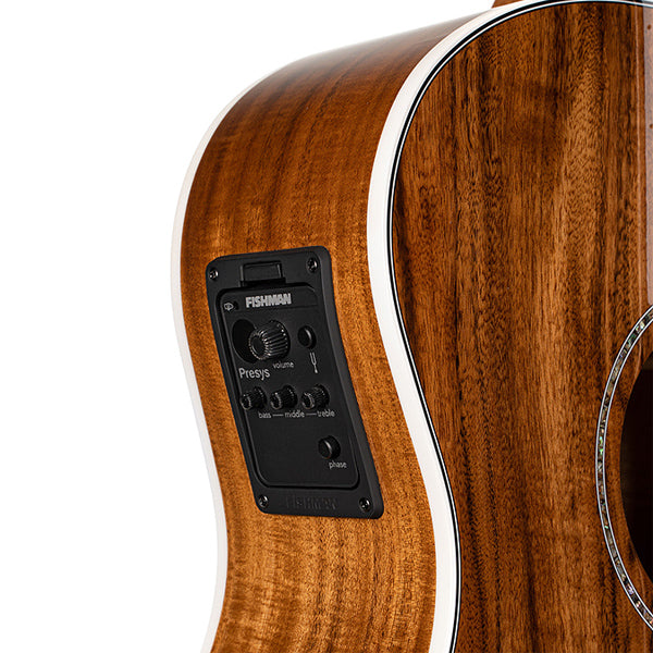 Cort GA5F-Koa Cutaway Grand Auditorium  Solid Sitka Spruce Acoustic Electric Guitar (GA5F)