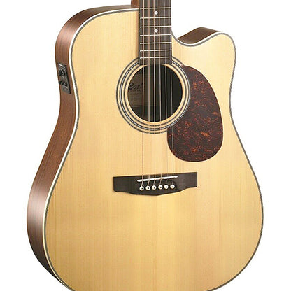 [Discontinued] Cort MR710F Dreadnought Solid Sitka Spruce Top Acoustic Electric Guitar Natural