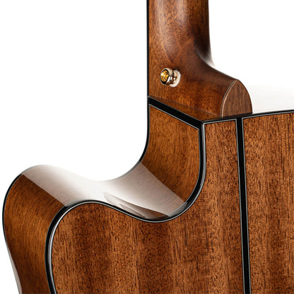 Cort Gold-DC6 Cutaway Torrefied Solid Sitka Spruce Natural Gloss Acoustic Electric with Bag (GoldDC6 Gold DC6)