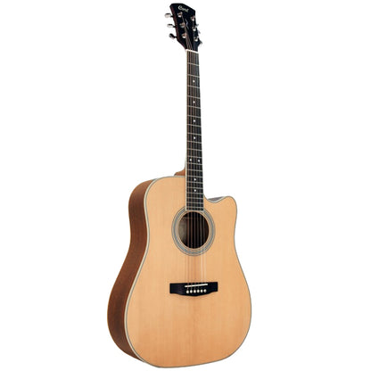 Cort Pure-DCF Dreadnought Cutaway Solid Sitka Spruce Top Acoustic Electric Guitar (PureDCF Pure DCF)