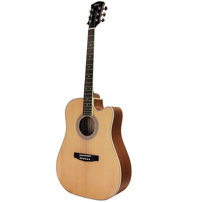 Cort Pure-DCF Dreadnought Cutaway Solid Sitka Spruce Top Acoustic Electric Guitar (PureDCF Pure DCF)