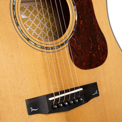 Cort Gold-DC6 Cutaway Torrefied Solid Sitka Spruce Natural Gloss Acoustic Electric with Bag (GoldDC6 Gold DC6)
