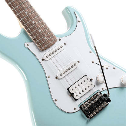 Cort G200SP Poplar Body HSS Pickup with Tremolo Electric Guitar - Sky Blue (G200 SP)