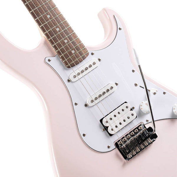 Cort G200SP Poplar Body HSS Pickup with Tremolo Electric Guitar - Pastel Pink (G200 SP)