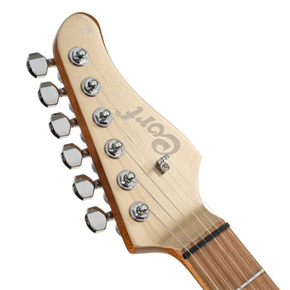 Cort G300 Pro Basswood Body Electric Guitar With Bag - Metallic Gold (G300 MGD)