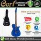 Cort MBM-2H META Series Basswood Body with Sustainiac Pickup Electric Guitar - Meta Blue (MBM2H BBE)