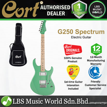 Cort G250 Spectrum Basswood Body HH Pickup Sparkling Metallic Electric Guitar (G250S)