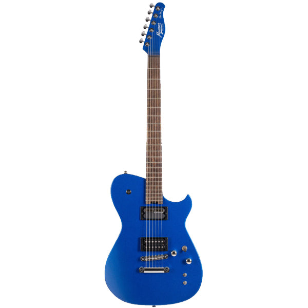 Cort MBM-2H META Series Basswood Body with Sustainiac Pickup Electric Guitar - Meta Blue (MBM2H BBE)