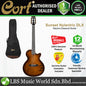 Cort Sunset Nylectric DLX Mahogany Boday  Flamed Maple Veneer Top Electric Electric Classical Guitar - Tobacco Sunburst