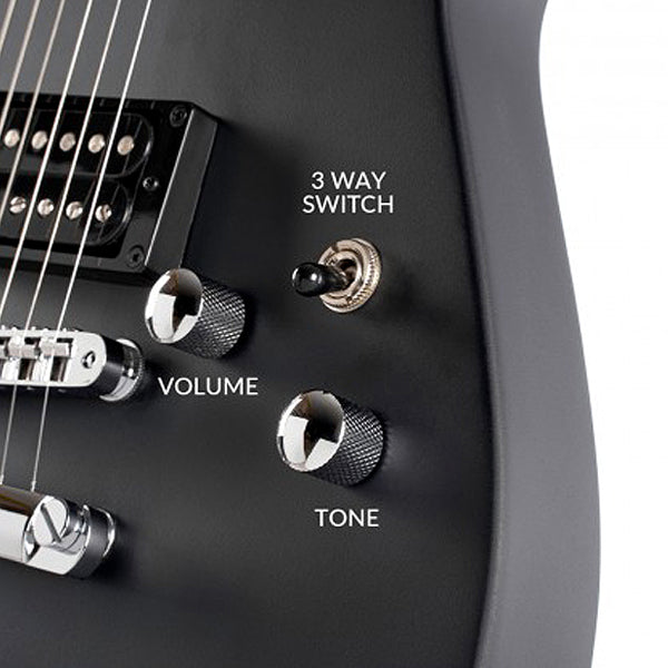 Cort MBM-2P META Series Basswood Body Laurel Fingerboard P-90 Pickup Electric Guitar (MBM2 MBM2P)