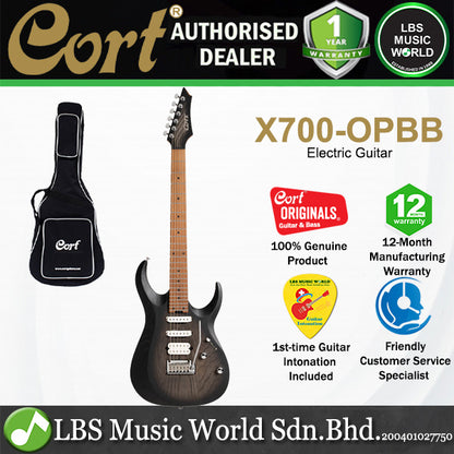 Cort X700 Triality Swamp Ash Body HSS Roasted Maple Fingerboard Electric Guitar