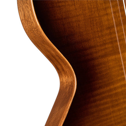 Cort Sunset Nylectric DLX Mahogany Boday  Flamed Maple Veneer Top Electric Electric Classical Guitar - Tobacco Sunburst