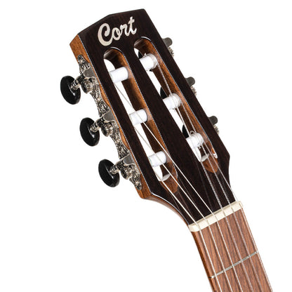 Cort Sunset Nylectric II Sunset Mahogany Body Solid Sitka Spruce Top with VTB Preamp Electric Classical Guitar