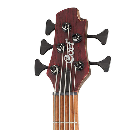 Cort B5 Element 5 String Artisan Series Mahogany Body Ash Top with MK-1 Pickups Electric Bass Guitar