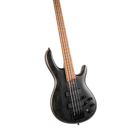 Cort B4 Element FL Mahogany Body Ash Top Fretless Fingerboard Electric Bass Guitar (B4EFL)