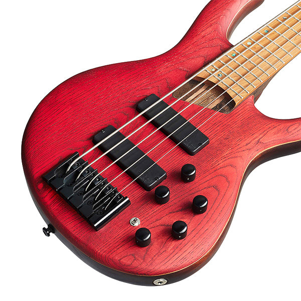 Cort B5 Element 5 String Artisan Series Mahogany Body Ash Top with MK-1 Pickups Electric Bass Guitar
