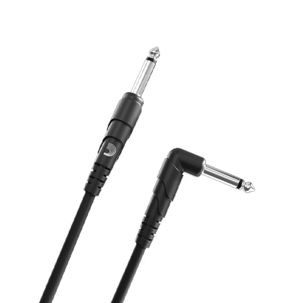 D'addario PW-CGTRA10 1/4" to 1/4" Classic Instrument Cable Right Angle (PWCGTRA10 PWCGTRA20)
