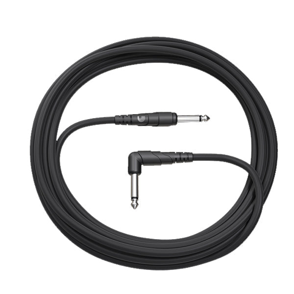 D'addario PW-CGTRA10 1/4" to 1/4" Classic Instrument Cable Right Angle (PWCGTRA10 PWCGTRA20)