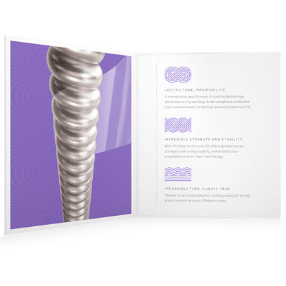 D'addario XSE1149 XS Nickel Medium Coated Electric Guitar String Set (XSE 1149)