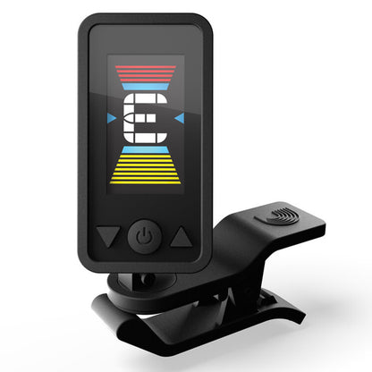 D'Addario PW-CT-17CBK Eclipse Clip On Chromatic Orchestral Tuner for Cello and Double Bass - Black (PWCT17 CBK)