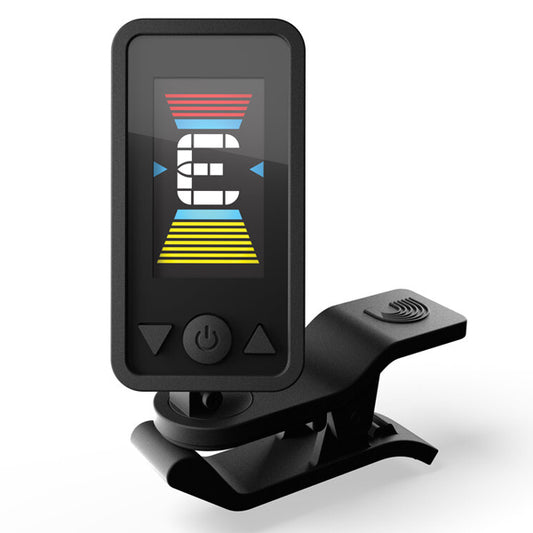 D'Addario PW-CT-17CBK Eclipse Clip On Chromatic Orchestral Tuner for Cello and Double Bass - Black (PWCT17 CBK)
