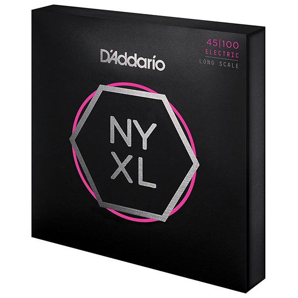 D'Addario NYXL45100 4 Strings Nickel Wound Bass Guitar Regular Light Long Scale (045-100)