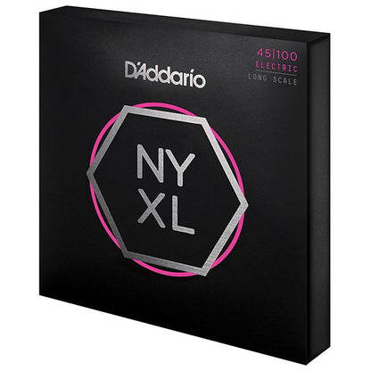 D'Addario NYXL45100 4 Strings Nickel Wound Bass Guitar Regular Light Long Scale (045-100)