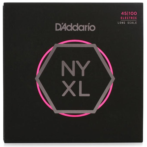 D'Addario NYXL45100 4 Strings Nickel Wound Bass Guitar Regular Light Long Scale (045-100)