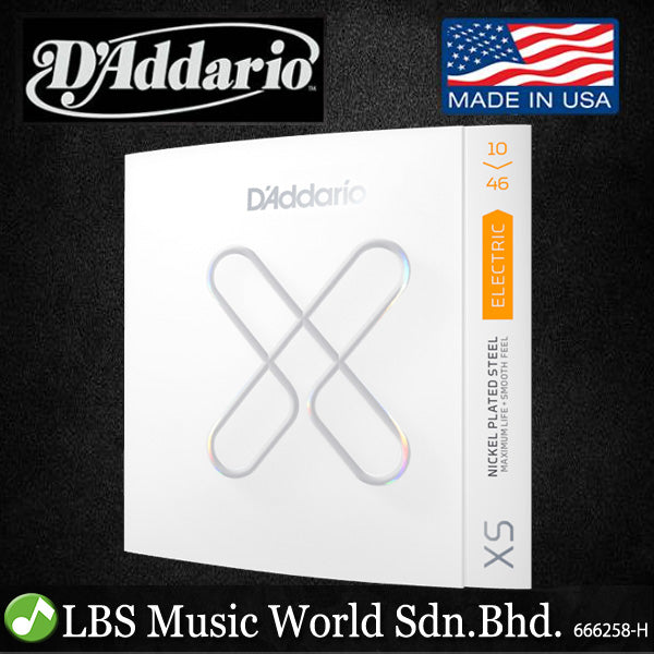 D'addario XSE1052 Nickel Plated Steel Coated Electric Guitar Strings Anti Rust (XSE0942 XSE0946 XSE1046 XSE1052)