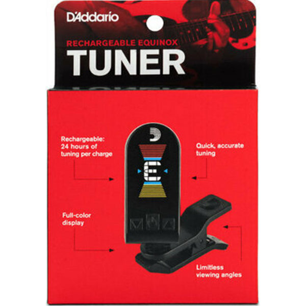 D'Addario Planet Wave PW-CT-18 Equinox Headstock Clip On Tuner (PWCT18)