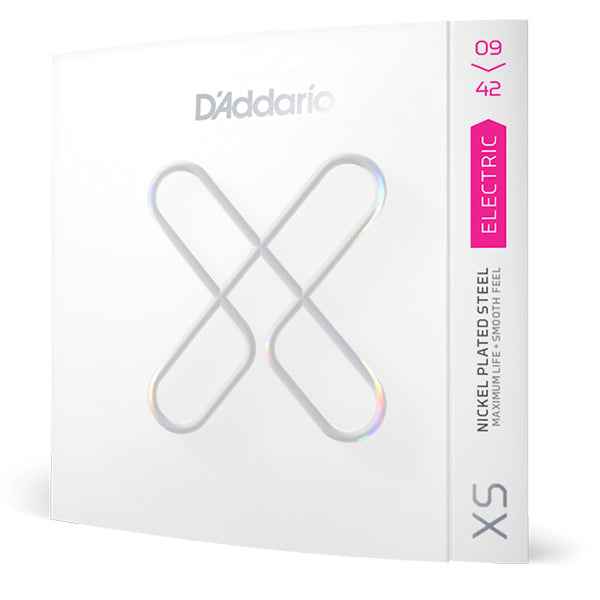 D'addario XSE 0942 Super Light Nickel Plated Steel Coated Electric Guitar Strings Anti Rust (XSE0942)