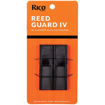 Rico by D'addario RGRD4ASCL Reed Gard IV Carry Case For Clarinet and Alto Saxophone  - Black