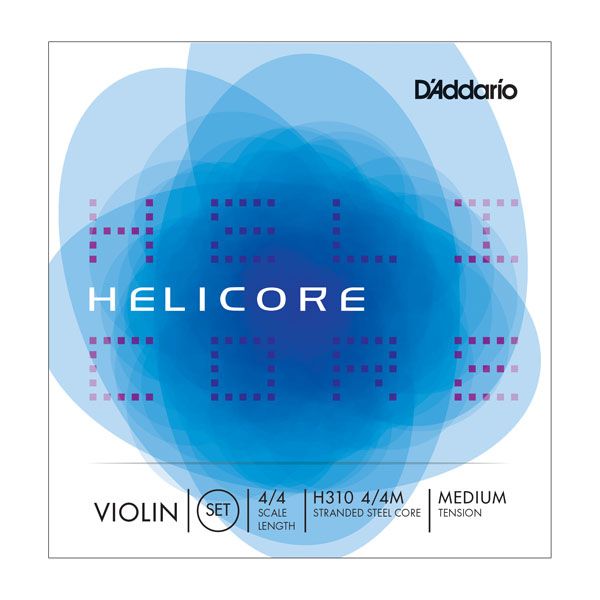 D'addario H310 4/4M Helicore Violin String Set Medium Tension 4/4 Scale String Daddario (H 310)