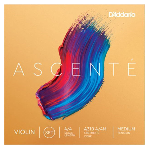 D'addario A310 4/4M Ascenté Violin String Set Medium Tension 4/4 Scale String Daddario (A 310)