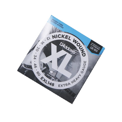 D'addario EXL148 Nickel Wound Extra Heavy 012-060 Electric String (EXL 148)