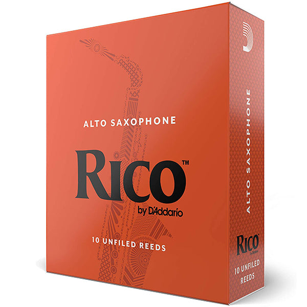 Rico by D'addario Alto Saxophone Reed Loose Pack - 1.5 / 2.0 / 2.5 / 3.0 / 3.5 / 4.0 - Each (Daddario Sax Reeds)