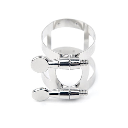 Rico by D'addario RAS1LN Alto Saxophone Ligature Holder Nickel Plated Finish for Alto Sax (Daddario)